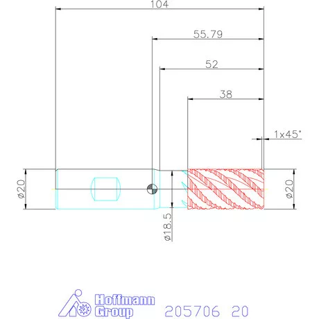 Holex Holex Pro Steel VHMnagyoló maró HPC 20 mm