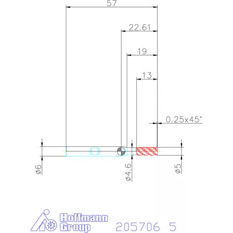 Holex Holex Pro Steel VHMnagyoló maró HPC 5 mm