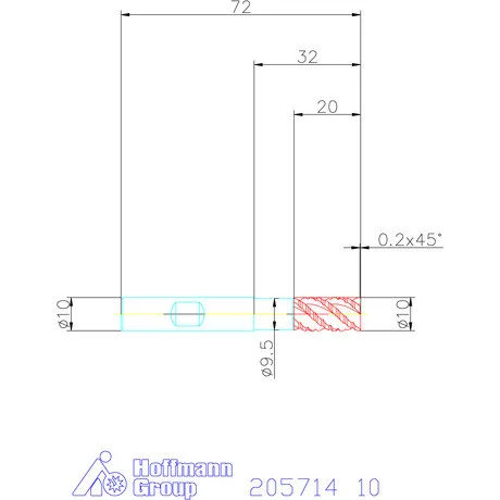 Garant VHM nagyoló maró MTC 10 mm