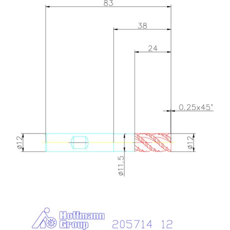 Garant VHM nagyoló maró MTC 12 mm
