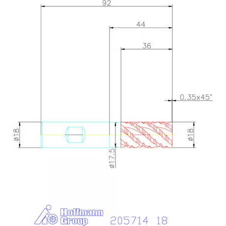 Garant VHM nagyoló maró MTC 18 mm