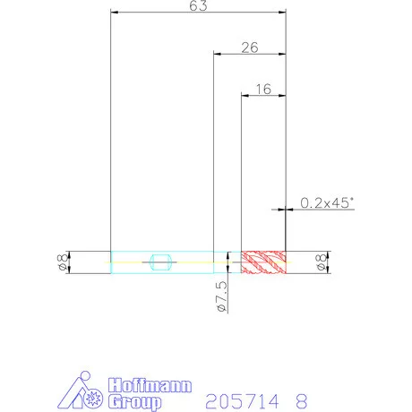 Garant VHM nagyoló maró MTC 8 mm