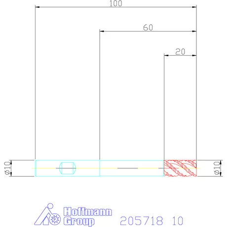 Garant VHM nagyoló maró MTC 10 mm