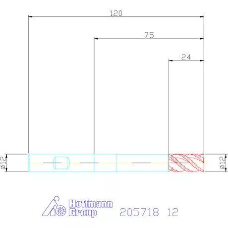 Garant VHM nagyoló maró MTC 12 mm