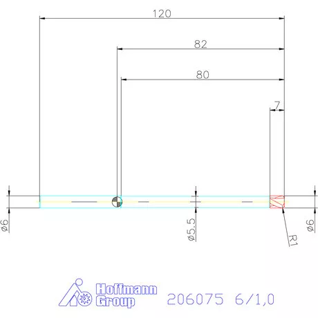 Garant VHM tóruszmaró 6/1,0 mm