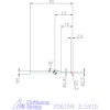 Garant Garant Diabolo VHM tóruszmaró R 1 0,3 2,5X15 mm