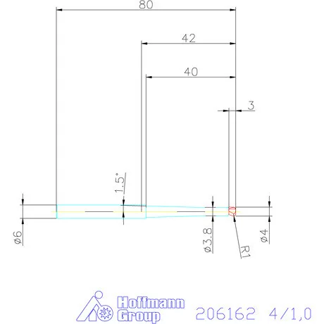 Garant Garant Diabolo VHM tóruszmaró HPC 4/1,0 mm