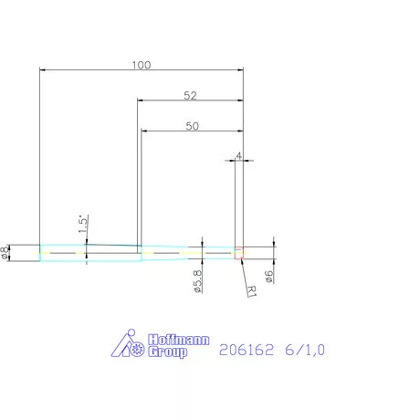 Garant Garant Diabolo VHM tóruszmaró HPC 6/1,0 mm