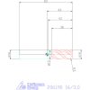 Garant VHM tóruszmaró 16/3,0 mm