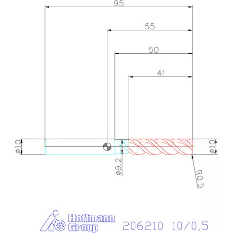 Garant VHM tóruszmaró TPC 10/0,5 mm