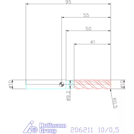 Garant VHM tóruszmaró TPC 10/0,5 mm