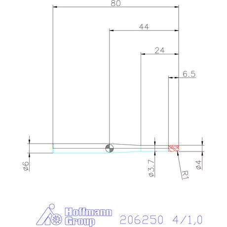Garant VHM tóruszmaró 4/1,0 mm