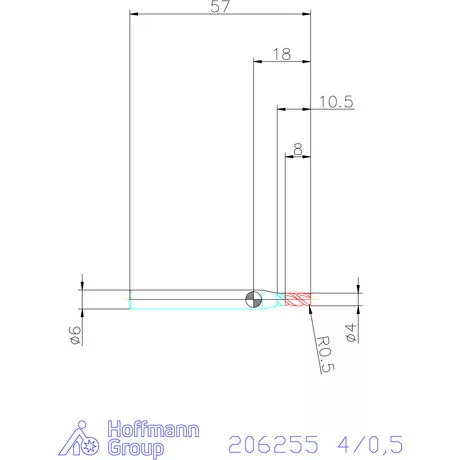 Garant Garant Master Alu PickPocket VHM tóruszmaró HPC 4/0,5 mm