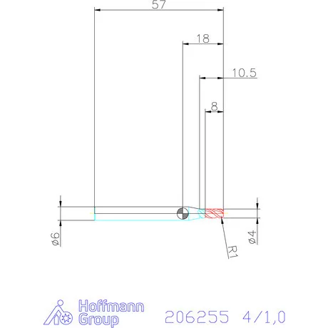Garant Garant Master Alu PickPocket VHM tóruszmaró HPC 4/1,0 mm
