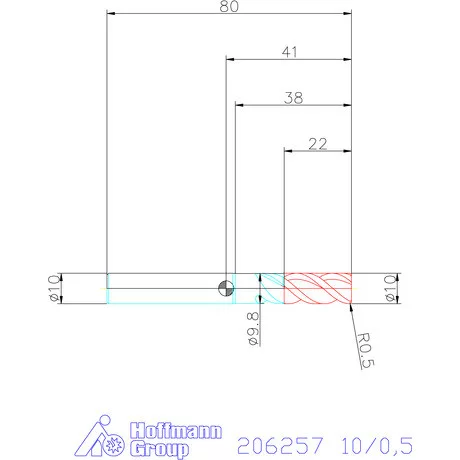 Garant Garant Master Alu PickPocket VHM tóruszmaró HPC 10/0,5 mm