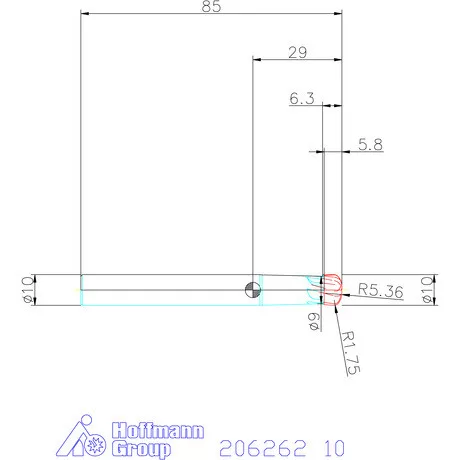 Garant VHM homlok-tóruszmaró HPC 10 mm