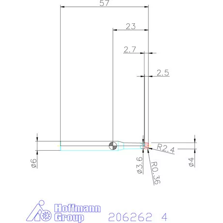 Garant VHM homlok-tóruszmaró HPC 4 mm