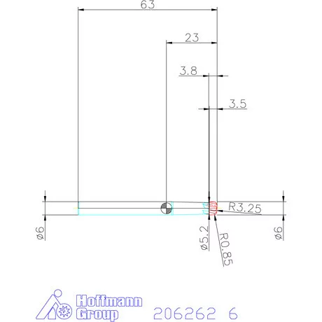 Garant VHM homlok-tóruszmaró HPC 6 mm