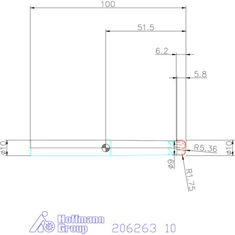 Garant VHM homlok-tóruszmaró HPC 10 mm