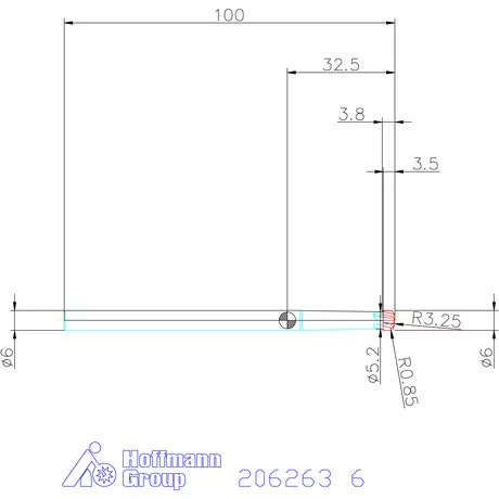 Garant VHM homlok-tóruszmaró HPC 6 mm