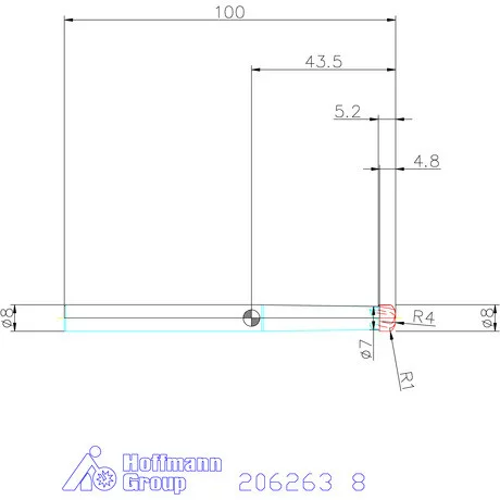 Garant VHM homlok-tóruszmaró HPC 8 mm