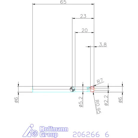 Garant VHM homlok-tóruszmaró HPC 6 mm