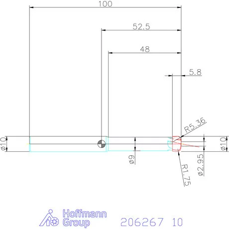 Garant VHM homlok-tóruszmaró HPC 10 mm