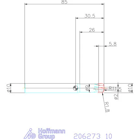 Garant Garant Diabolo VHM homlok tóruszmaró HPC 10 mm