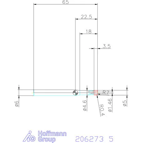 Garant Garant Diabolo VHM homlok tóruszmaró HPC 5 mm