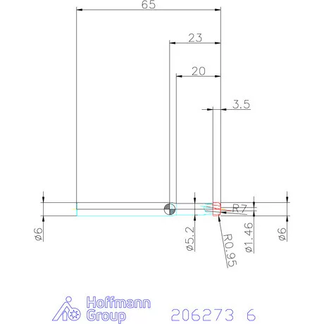 Garant Garant Diabolo VHM homlok tóruszmaró HPC 6 mm