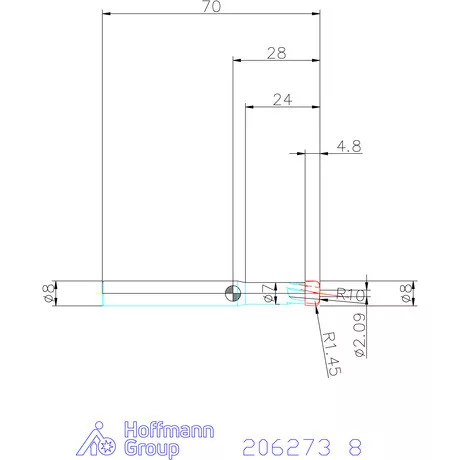Garant Garant Diabolo VHM homlok tóruszmaró HPC 8 mm