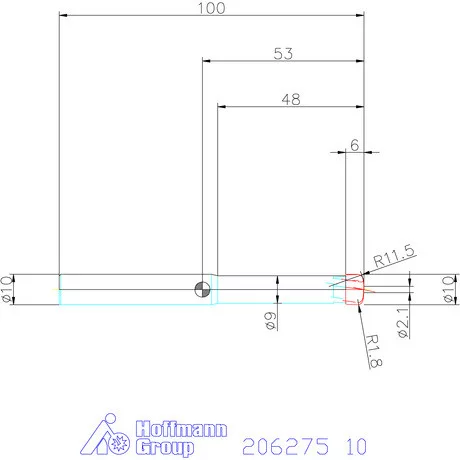 Garant Garant Diabolo VHM homlok tóruszmaró HPC 10 mm