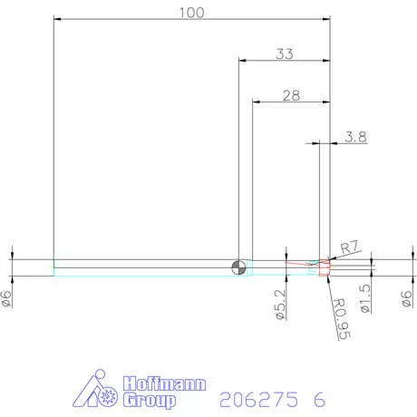 Garant Garant Diabolo VHM homlok tóruszmaró HPC 6 mm