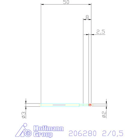Garant VHM tóruszmaró 2/0,5 mm