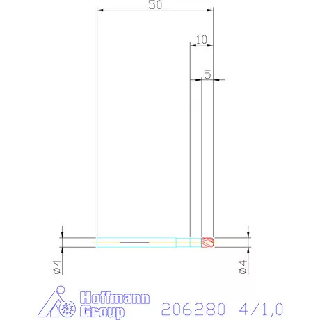 Garant VHM tóruszmaró 4/1,0 mm