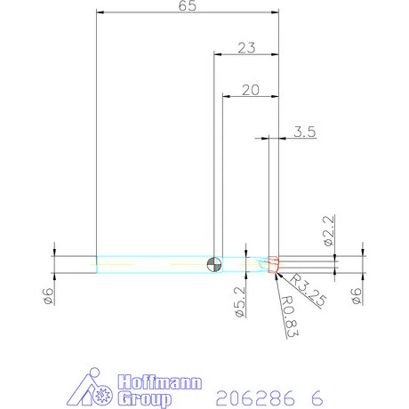Garant Garant Master Titan VHM homlok tóruszmaró HPC 6 mm