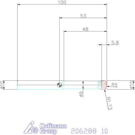 Garant Garant Master Titan VHM homlok tóruszmaró HPC 10 mm