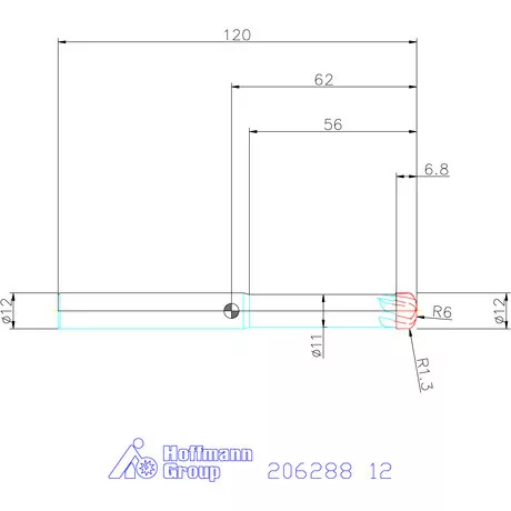 Garant Garant Master Titan VHM homlok tóruszmaró HPC 12 mm