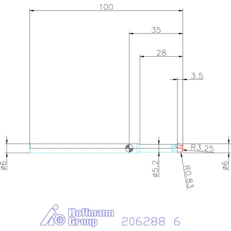 Garant Garant Master Titan VHM homlok tóruszmaró HPC 6 mm