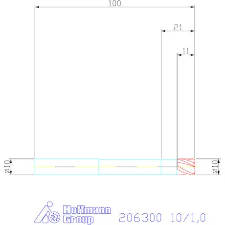 Garant VHM tóruszmaró 10/1,0 mm