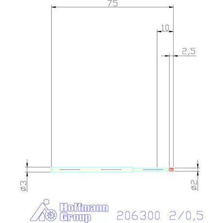 Garant VHM tóruszmaró 2/0,5 mm
