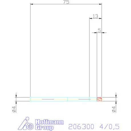 Garant VHM tóruszmaró 4/0,5 mm