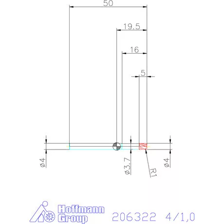 Garant Garant Diabolo VHM tóruszmaró HPC 4/1,0 mm