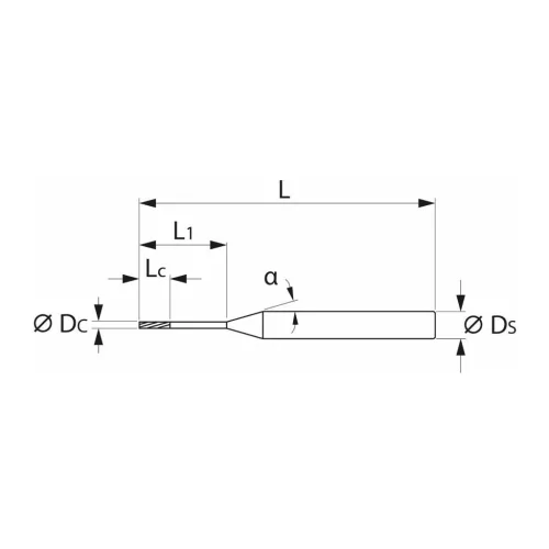 Garant VHM tóruszmaró HPC 4/0,5 mm