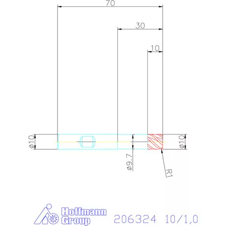 Garant VHM tóruszmaró HPC 10/1,0 mm