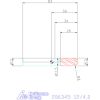 Garant Garant Master INOX VHM tóruszmaró HPC DIN 6535 HA 12/4,0 mm