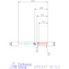 Garant Garant Master INOX VHM tóruszmaró HPC DIN 6535 HB 8/3,0 mm