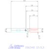 Holex Holex Pro INOX VHM tóruszmaró HPC DIN 6535 HB 12/0,5 mm
