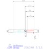 Holex Holex Pro INOX VHM tóruszmaró HPC DIN 6535 HB 8/1,5 mm