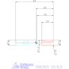 Holex VHM tóruszmaró HPC DIN 6535 HB 12/0,5 mm